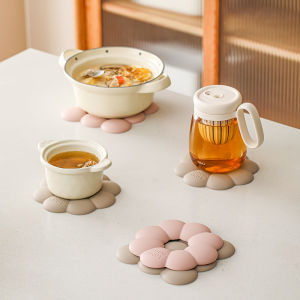 ซิลิโคนหนาฉนวนกันความร้อน Pad จาน Placemat Anti-scald ตาราง Mat ทนอุณหภูมิสูง Non-SLIP Coaster