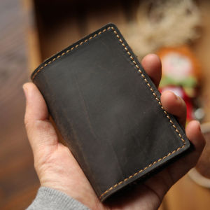 [Xả Kho] Ví Đựng Thẻ Da Thật Thủ Công Da Bò Lớp Đầu Nhập Khẩu Ví Đựng Giấy Tờ Lái Xe Nam Siêu Mỏng Cho Nữ Ví Đựng Tiền Lẻ