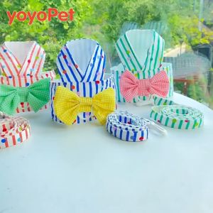 its 🛒 สายจูงหมา แมว สุนัข เชือกรัดสัตว์เลี้ยง ชุดน่ารัก มีหลายขนาดให้เลือก