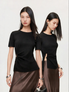 Vero Moda | New Design Ruffle Hem Metallic Slit Sleeveless Top