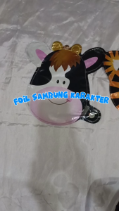 Balon Foil sambung Karakter Anak laki laki perempuan Mini set mobil botol