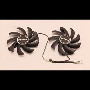 พัดลมการ์ดจอ ASROCK RX 570 590 5500XT 5600XT Phantom graphics card fan PVA080E12R