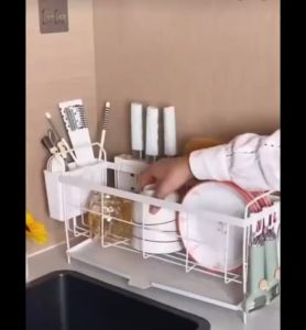 Stainless Steel Kitchen Drying Rack Pool Drain Rack Sink Storage Rack Tabletop Kitchen Rack Kitchen Organizer