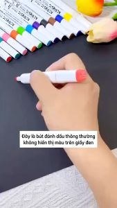Bút Màu Acrylic Marker Vẽ Trên Mọi Chất Liệu Có Bộ 36/48/60 Bút Màu Acrylic Chống Nước
