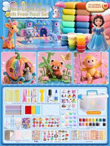 Eco-friendly Soft Pottery Clay Set 36 Colors