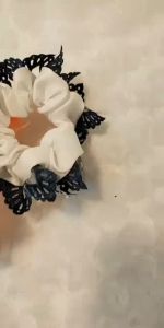 Scrunchie Batik Sembur Model Terbaru Style Korea - Cepol Hijab Ikat Rambut Cantik