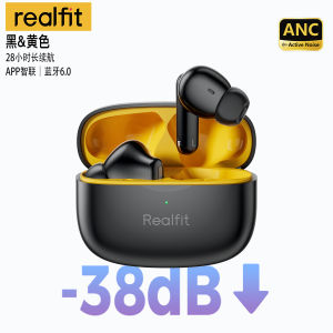 RealFit F3 High Quality HIFI Stereo ANC In-Ear Bluetooth 6.0 Wireless Earphones with Mic Superior Sound And Comfortable Fit