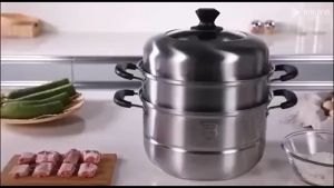 New Joyoung 3 Tier Multi-Purpose Stainless Steel Steamer Pot Soup Pot Stew Pot Big Cooking Soup Pot
