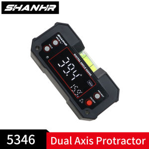 SHANHR Magnetic Digital Angle Gauge Level Finder Protractor Bevel InclinometerBubble Dual Axis Inclinometer with Magnetic Base