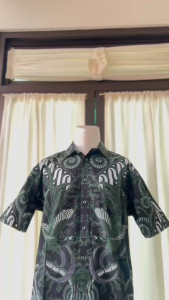 Hem Batik Atasan Pendek Pria Paksi Exclusive Faaro