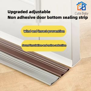 【SG Seller】🇸🇬 [READY STOCK]UPGRADE 96CM Door Seal Wave PVC Doorstopper Soundproof Strip Dust Blocker Inserted Sealing Gap Bottom