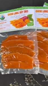 [FREESHIP 15K CHO ĐƠN 29K]Khoai lang sấy dẻo không đường Mangline Farm 1Kg (4 gói 250g) Đồ ăn vặt Đà Lạt mềm dẻo thơm ngon giảm cân ăn là ghiền