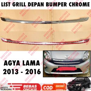 List Grill Depan Agya 2013 2016 Chrome