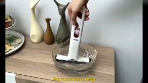 New Portable Mini Squeeze Mop Home Kitchen Car Cleaning Mop Desk Cleaner Window Glass Sponge Cleaner Household Cleaning Tools