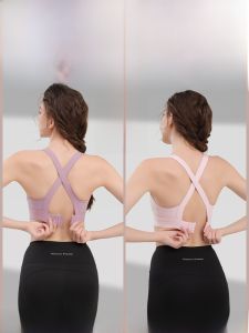 JIAZINI | Áo ngực thể thao nữ một mảnh chống rung chống chảy xệ cường độ cao chạy bộ yoga lưng đẹp mặc ngoài trời đệm ngực cố định