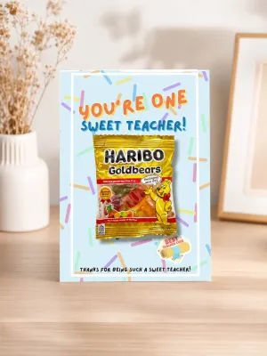 NEW 🔥 Teacher’s Day Snack Card Gift Greetings Card Punny Cute Practical Appreciation