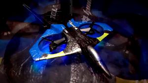 Sản phẩm Mô Hình Máy Bay Xốp 4VRC 4D-V27 Chiến Đấu Cơ Raptor Trang Bị 3 Cánh Quạt Điều Khiển Từ Xa Chống Va Đập Dễ Dàng Nhào Lộn