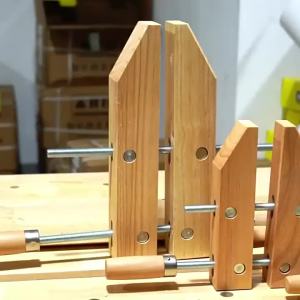 JUSTINLAU 1Pc 6/8inch Wood Hand Screw Clamp Adjustable Handscrew Woodworking Parallel Clamp Tool Woodworking Tools