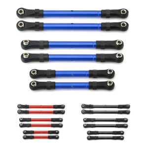 Metal Turnbuckles Steering Rod Set for Traxxas Slash Hoss Rustler Stampede 4x4 1/10 RC Car Upgrade Parts