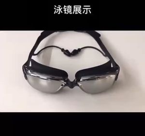 Kacamata Renang JIEHU Dewasa Anti Fog UV ada Earplug Swimming Goggles Anti Embun Anti UV 8530