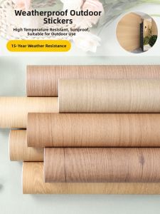 KEERMAN | Decal Ngoài Trời Chống Nắng Chống Nước Bền Với Thời Tiết Hình Gỗ