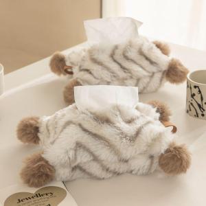 ที่ใส่กระดาษทิชชู่ขนกระต่ายสไตล์มินิมอลสมัยใหม่ นุ่ม ชิ้น สำหรับตกแต่งห้องนั่งเล่น โต๊ะอาหาร โต๊ะน้ำชา พร้อมถุงเก็บกระดาษทิชชู่ น่ารัก ชิ้น