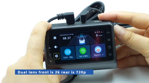 Máy ghi hình hành trình 3Life P85 4G Android HD 2K Tầm nhìn ban đêm Ghi hình kép Không dây Giám sát từ xa 24 giờ Định vị GPS Camera kép có màn hình