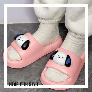 NDDshop รุ่นใหม่พร้อมส่ง✨รองเท้าผู้หญิงพื้นหนาดีไซน์สุดน่ารักมาพร้อมตัวติดน้องสุนัขน่ารักมากๆ รองเท้าพื้นนุ่มใส่สบายห้ามพลาด📌