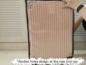 Cover Pelindung Koper Sarung Koper Luggage Cover Transparant PVC Sarung Pelindung Bagasi 20 24 28 inch