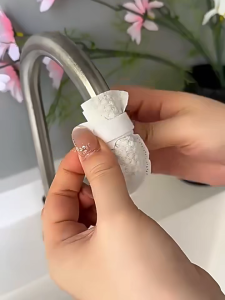CBLUE  Faucet Filter Cotton 50PCS Thickened Anti-splash Removes Sand Filters With T-strap Water Purification Socks Tap