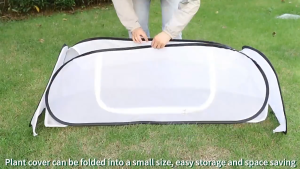 Sunshade mesh plant cover strap detachable zipper door summer protection plant shading gardening garden cultivation box
