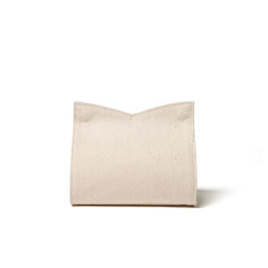 Yonbenli Original Japanese Style Simple Pure Color Canvas Tissue Cover Bag Drawstring Paper Towel Holder Home Car Bathroom