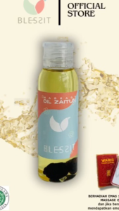 OFFICIAL STORE BLESSIT MASSAGE OIL ZAITUN KUNING 100ML – MINYAK PIJAT TRAVEL SIZE HALAL BPOM UNTUK SPA RINGAN