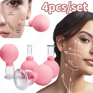 Vacuum Cupping Glass Jar Suction Cup For Face Acupuncture Hijama Cellulite Massager Slimming Fat Burning Health Care Face Sucker