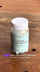 Pure Form S-Acety Glutathione Anti-aging Repair Damaged Skin Cells Anti-Oxidative Stress 90 Capsules