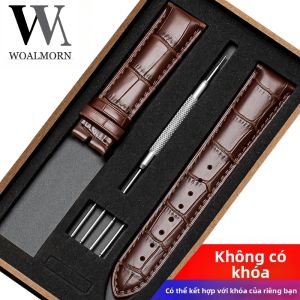 Woalmorn | Dây Đeo Đồng Hồ Da Thật Không Khóa