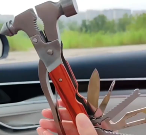 คีม ค้อน ขวานพกพาอเนกประสงค์ สารพัดประโยชน์ มีดเดินป่า อุปกรแค้มป์ปิ้ง Outdoor Multifunctional Axe Hammer