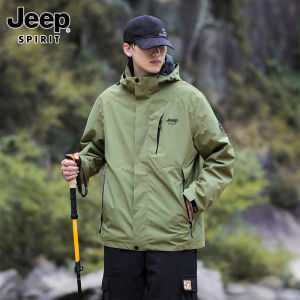 JEEP SPIRIT | Áo Khoác Chống Thấm Gió và Nước Ba trong Một cho Mùa Xuân Thu
