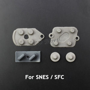 JCD 2set Rubber Conductive Buttons For NES/ FC /SNES / SFC /Wii PAD /N64/ NGC /Sega Saturn Controller Silicone Pads Replacement