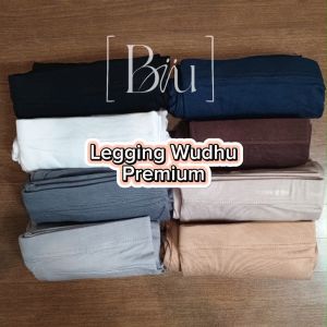 𝐁𝐈𝐈𝐔 Celana Legging Wudhu Wanita Jumbo Bahan Adem Premium
