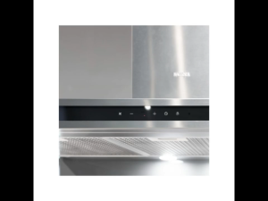 Máy hút mùi ống khói Malloca Zeta K1573 inox kính đen điều khiển cảm ứng 850m³/h