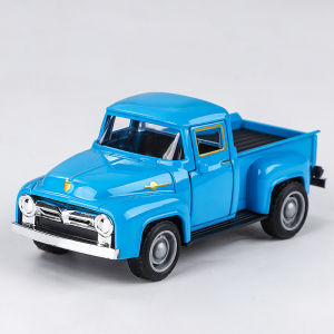 Miniature 1/32 Scale Metal Truck Toy for Kids - Christmas New Year Gift Home Office Decor Collectible Vehicle Model