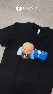 [Adult/Kid] The Boss Baby Cute Tshirt Birthday Theme Staci Jimbo Baju Family Custom Text/Nama 宝贝老板 客制化名字/文字
