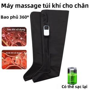 Máy Mát Xa Chân Bằng Sóng Khí Có Thể Sạc Lại Jinkairui Giày Mát Xa Đùi Và Bắp Chân Hoàn Toàn Tự Động Với Khả Năng Thư Giãn Bằng Áp Suất Không Khí