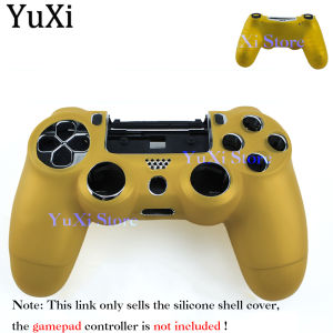 1Pc For PS4 Housing Cases Silicone Cover Anti-slip Protective Skin Case For PlayStation 4 Gamepad Controller Shell Cover