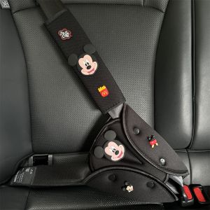 Childrens Seat Belt Protective Case Adjustment Holder Cute Cartoon Baby Anti-Strangulation Neck Car Safety Belt Shoulder Sleeve