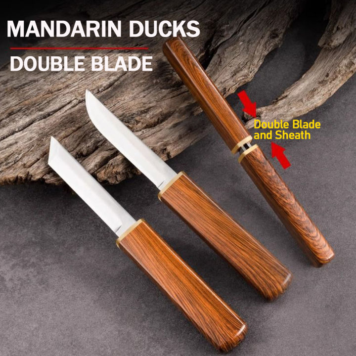 japanese double knife japanese two blade knife super sharp double blade ...