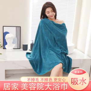 Beauty Salon Bath Towels Wholesale Massagers Bed Sheets Bed Special Pure Cotton Absorbent Quick-Drying Lint Free Extra Large Towel