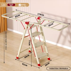 Indoor Multifunctional Portable Folding Ladder