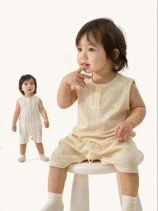 Q21 | Summer Tencel Wool Infant Jumpsuit